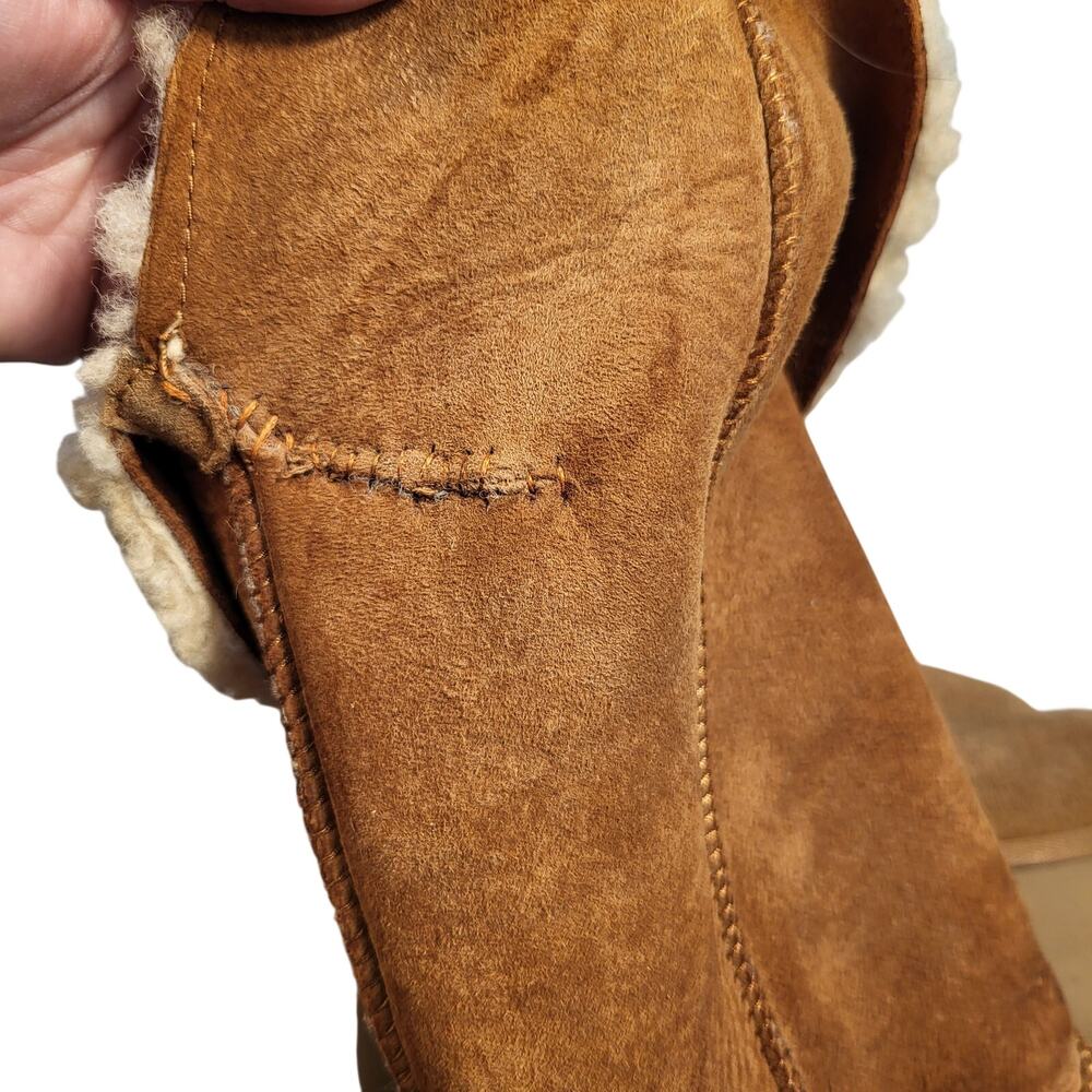 NEW UGG Classic New Heights Cuffable tall boots chestnut platform womens size 9 - Picture 8 of 8